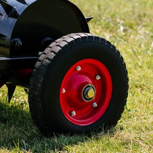 Titan Attachments 3 FT Tow-Behind Drum Spike Aerator Holds up to 25 Gal Water, 3