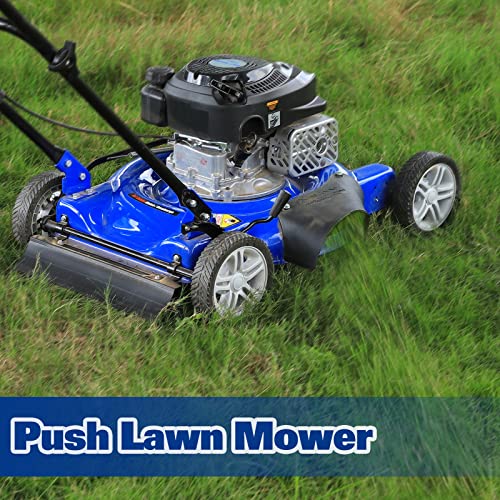 BILT HARD Gas Lawn Mower 20 inch, 170cc 4-Stroke Push Mowers, 8 Adjustable Cutting Heights Lawnmower Gas Powered, Grass Mower Garden Tool
