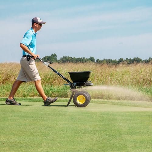 Spyker All Season Spreader Kit: Ergo-Pro 50 Pound Broadcast Spreader with 25 Pound Bag Spreader