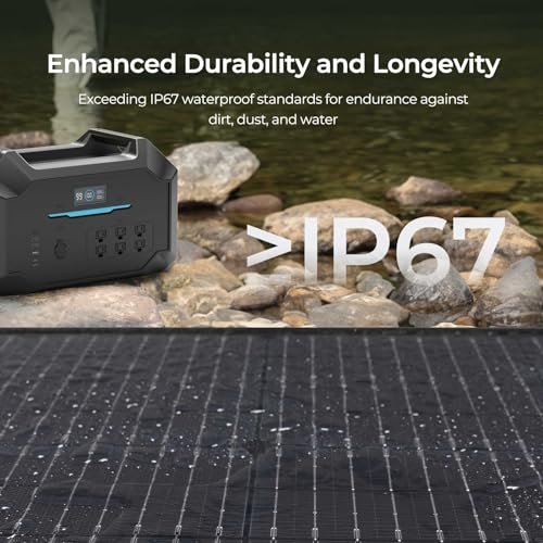 Renogy 400W Lightweight Portable Solar Suitcase, Foldable Solar Panel for Outdoor Activities, Durable & IP67 Waterproof for RV, Camping, Off-Grid, Fast Installation with Sturdy Kickstands