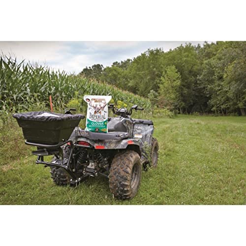 Guide Gear UTV/ATV Receiver Mount Broadcast Spreader Seeder, 80 Pound Capacity, Lawn and Garden Seed Spreaders, 12-Volt, with Rain Cover
