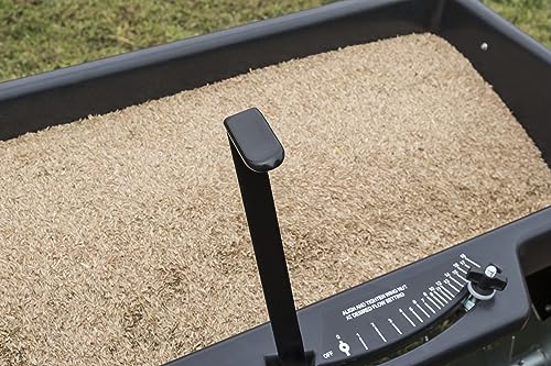 Agri-Fab 45-0543-AMZ 100 lb. Tow-Behind Lawn & Garden Spiker/Seeder/Drop Spreader for Seed,Fertilizer, Salt, Ice Melt; Designed to Pull Behind Lawn & Garden Tractors