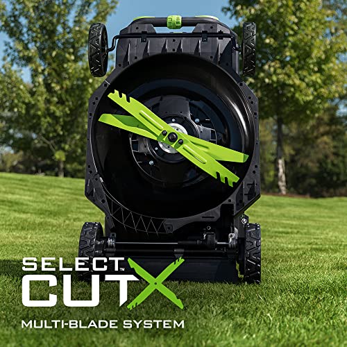 EGO POWER+ Electric Lawn Mower, Self-Propelled Cordless with Select Cut and Touch Drive, Includes 56V 7.5Ah Battery and Rapid Charger – LM2135SP