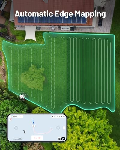Mammotion LUBA 2 AWD 3000X Robot Lawn Mower with 4G, Reception 0.75 Acre, Max. 0.89 Acre, All-Wheel-Drive for 80% Slope, UltraSense AI Vision & RTK Automatic Edge Mapping, 1.0