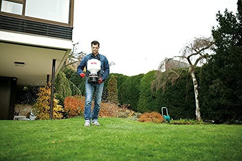 SOLO Inc. Solo 421 20-Pound Capacity Portable Chest-mount Spreader with Comfortable Cross-shoulder Strap - 421S, White, 20lb