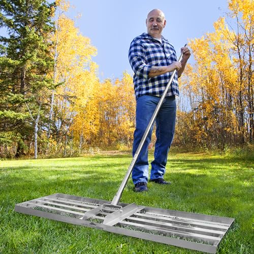 Level King Pro Superior Lawn Leveling Rake 36''x10'' - High Grade Levelawn Tool for Unparalleled Heavy Duty Lawn Care - Reliable, Robust Lawn Leveling Tool for The Creation of Impeccable Lawns