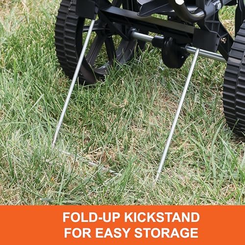 Agri-Fab 45-0566 50 lb. Push Lawn & Garden Broadcast Spreader for Seed,Fertilizer; Walk Behind with Easy to use Cable Control