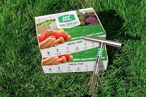 MySoil Test Kit PRO Pack, Unlock Your Lawn & Garden Potential, Complete & Accurate Nutrient and pH Analysis with Recommendations Tailored to Your Soil and Plant Needs | 2 Test Kits + 1 Soil Probe