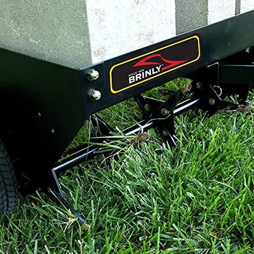 Brinly PA-482BH-A2 Tow Behind Plug Aerator with Universal Hitch, 48