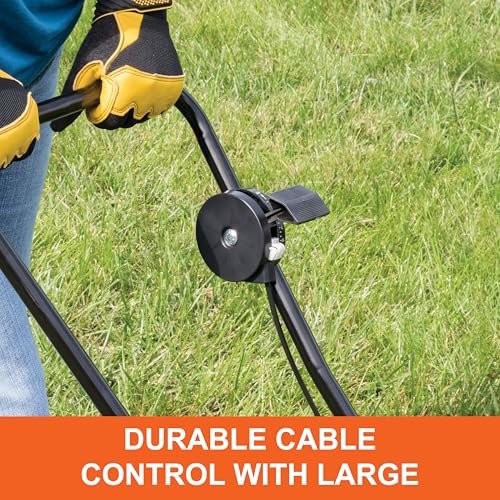 Agri-Fab 45-0566 50 lb. Push Lawn & Garden Broadcast Spreader for Seed,Fertilizer; Walk Behind with Easy to use Cable Control