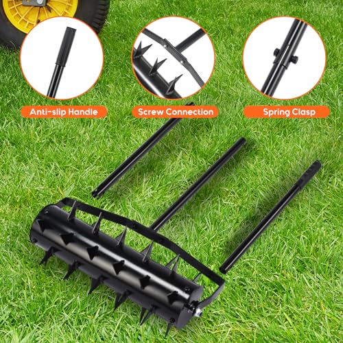 ONECHOI Rolling Lawn Aerator, 56