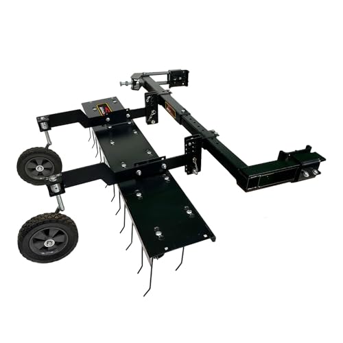 Brinly DTZ-48B1H-A ZTR Front-Mount Dethatcher for Zero Turn Lawn Mowers, 48