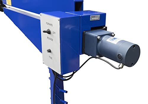 Eastwood Motorized Bead Roller and Stand | Metal Fabrication Tool | Large 36 Inch Motor with Electric Power and Foot Pedal Control | Blue