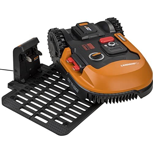 WORX Landroid Plus WR148E Robotic Lawnmower for Gardens up to 800 m² with WiFi, Bluetooth and Floating Mowing Deck