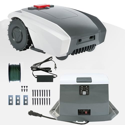 Robot Lawnmower for Gardens up to 1500㎡ 3D Obstacle Avoidance, Intelligent Path Planning, No-Entry Zone Setting, Logical Cutting