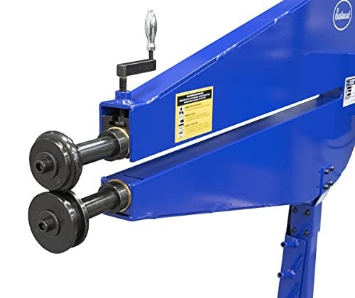 Eastwood Motorized Bead Roller and Stand | Metal Fabrication Tool | Large 36 Inch Motor with Electric Power and Foot Pedal Control | Blue