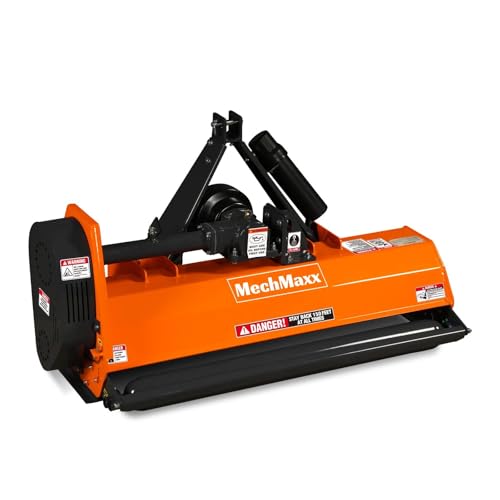 MechMaxx 48'' inch PTO Powered 3 Point Standard Duty Flail Mower for 15-35hp Tractor, Model EFS48