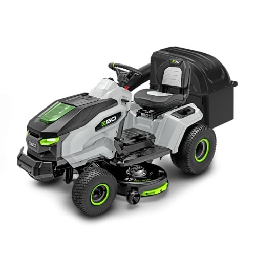 EGO ABK4200T T6 Lawn Tractor Bagging Kit Included Lawn Tractor Bagger, (2) Bagging Blades, and Counterweights