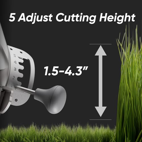 Mowrator Remote Control Lawn Mower S1 4WD 56V12Ah, Multi-Functions RC Lawn Mower with 1.5-4.3 Inch Cutting Height 21 Inch Cutting Width for 75% Slope(37°) for Mowing 0.75 Acres