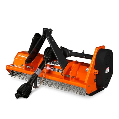 MechMaxx 48'' inch PTO Powered 3 Point Standard Duty Flail Mower for 15-35hp Tractor, Model EFS48