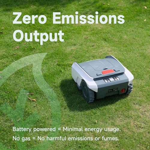Automatic Robot Lawn Mower with GPS Navigation, Mows Up to 1/2 Acre /21,000 Sq.Ft,300% Higher Efficiency of Auto Path Planning,APP Control,GPS Anti-Theft, IPX5