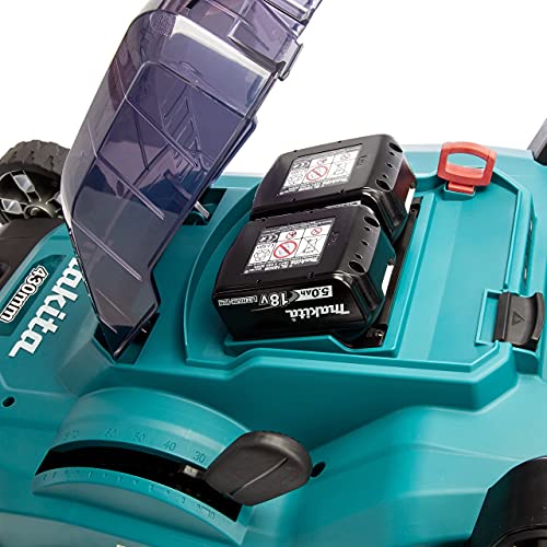 MAKITA DLM432CT2 Lawnmower 36V LXT (2 x 5.0 Ah) 43 cm with DC18SH