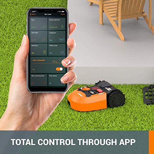WORX Landroid L 20V Robotic Lawn Mower 1/2 Acre / 21,780 Sq. Ft Power Share - WR150 (Battery & Charger Included)