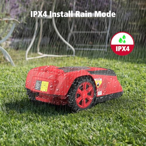 PowerSmart 20V Robot Lawn Mower - Covers 1/4 Acre / 10,890 Sq.Ft with Smart APP Control - PDL08A(Battery & Charger Included)