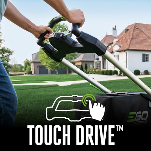 EGO Power+ LM2206SP 56-Volt 22-Inch Aluminum Deck Select Cut Self-Propelled Cordless Lawn Mower with 10.0Ah Battery, 700W Turbo Charger Included Plus Extra BA2800T 5.0Ah Battery