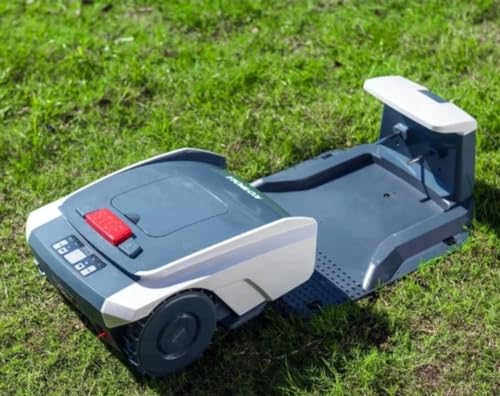 ChargeMate Fully Automatic Intelligent Lawn Mower,Garden Lawn Mower, Lawn Robot, Path Planning, Weatherproof, Safety Protection Device, Automatic Charging, for Lawn/Garden, Gray