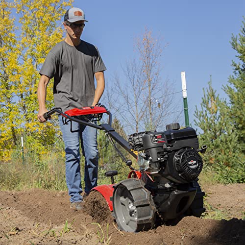 Toro Dual Direction Rear Tine Tiller, 127cc Briggs & Stratton 4-Cycle Engine, Airless Tires, Instant Reverse, Heavy Duty Stamped Steel Tines, Simple Shifting, Model: 58603