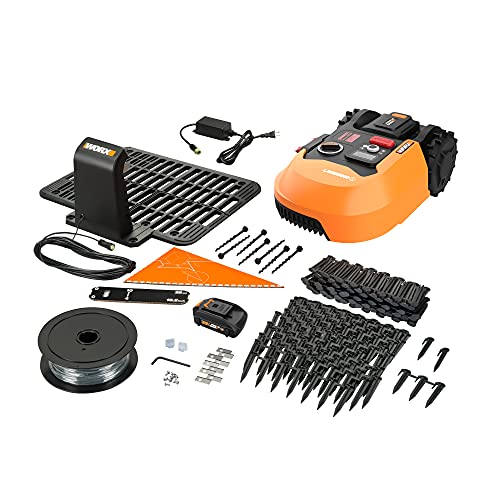 Worx Landroid S 20V 2.0Ah Robotic Lawn Mower 1/8 Acre / 5,445 Sq Ft. Power Share - WR165 (Battery & Charger Included)