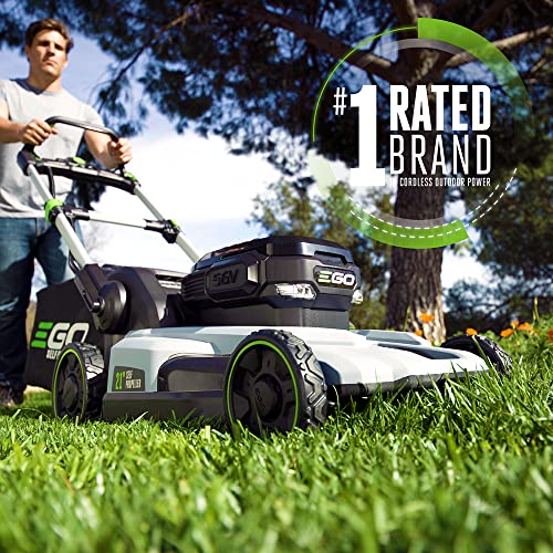 EGO POWER+ Electric Lawn Mower, Self-Propelled Cordless, Includes (2) 56V 5.0Ah Batteries and Charger - LM2142SP