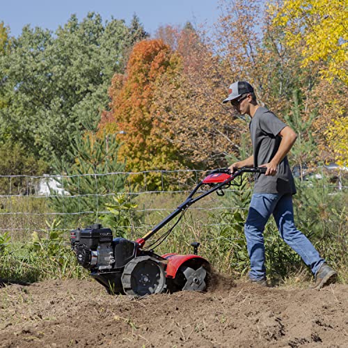 Toro Dual Direction Rear Tine Tiller, 127cc Briggs & Stratton 4-Cycle Engine, Airless Tires, Instant Reverse, Heavy Duty Stamped Steel Tines, Simple Shifting, Model: 58603