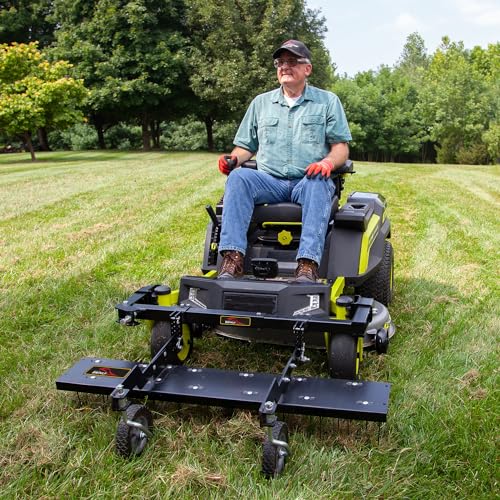 Brinly DTZ-48B1H-A ZTR Front-Mount Dethatcher for Zero Turn Lawn Mowers, 48