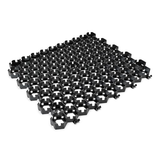 Standartpark Vodaland Permeable Pavers - HexPave Grass & Gravel Permeable Paver System - 100% Recycled PPE Plastic Pavers, Handles 27,000 lbs, 1
