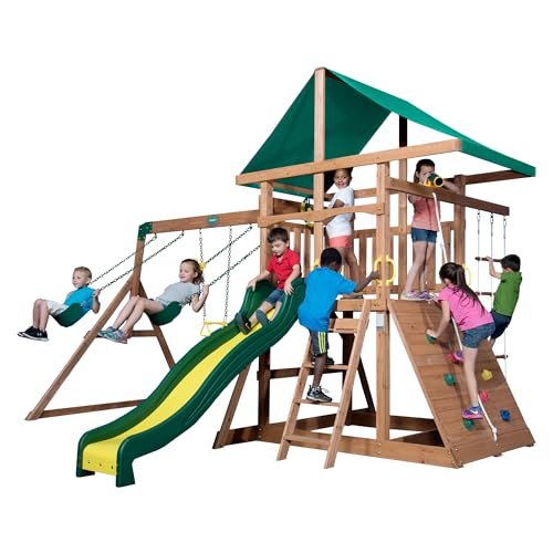 Best Kids Swing Sets with Climbing Walls Reviewed