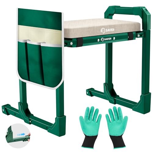 Best Garden Kneeler Seats with Tool Pouches
