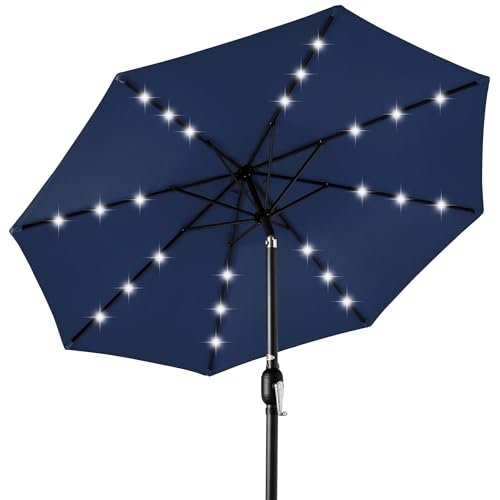 Best Outdoor Umbrellas with Solar LED Lights